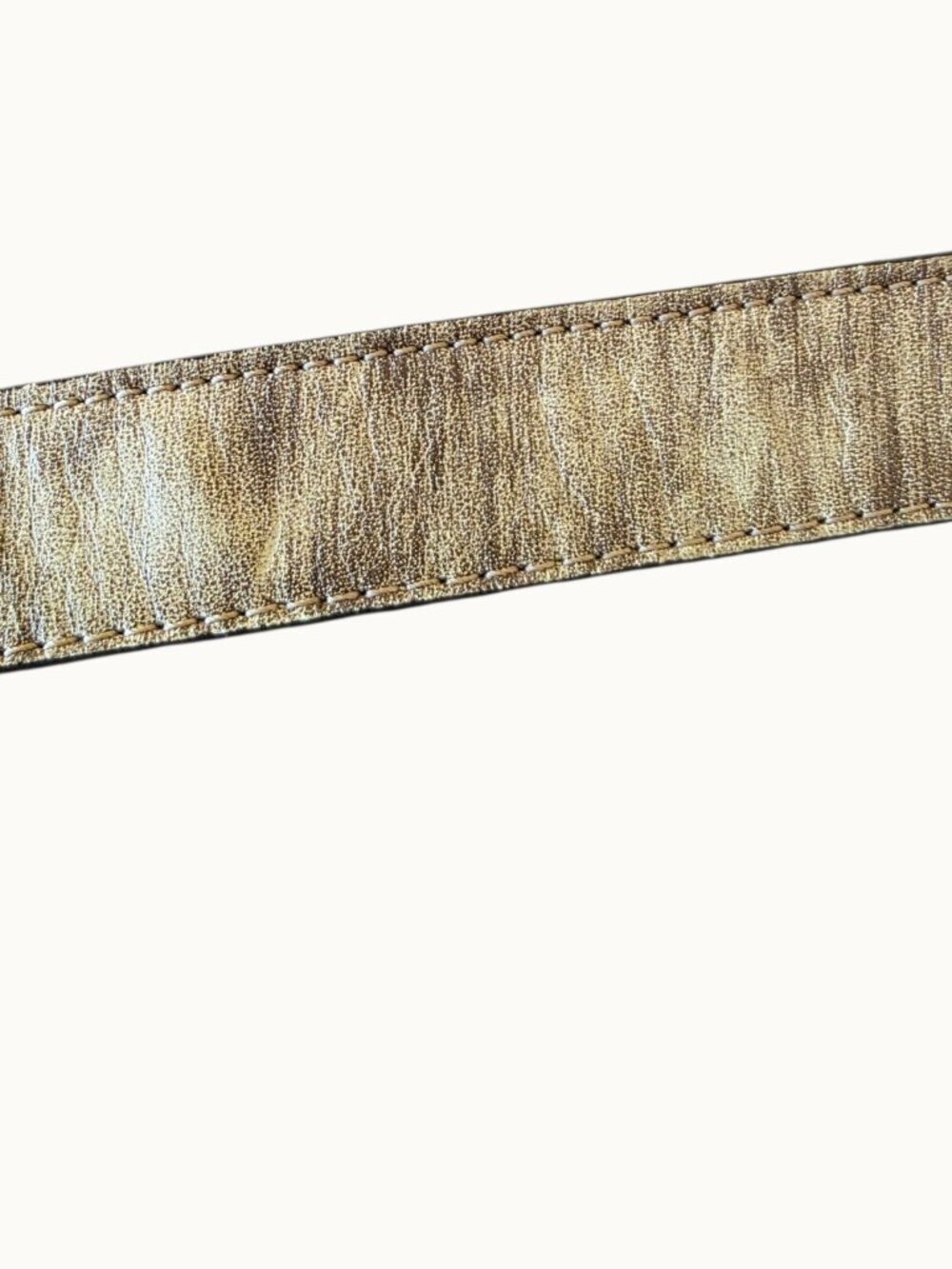 Streets Ahead Belt S Leather Distressed Boho Western Buckle Santa Monica USA - Picture 14 of 16